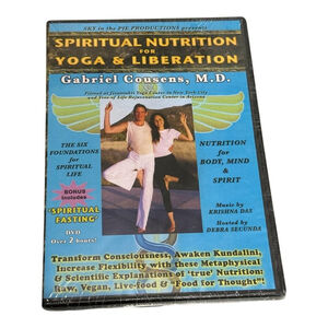 Spiritual Nutrition for Yoga & Liberation Raw Vegan DVD Gabriel Cousens Sealed